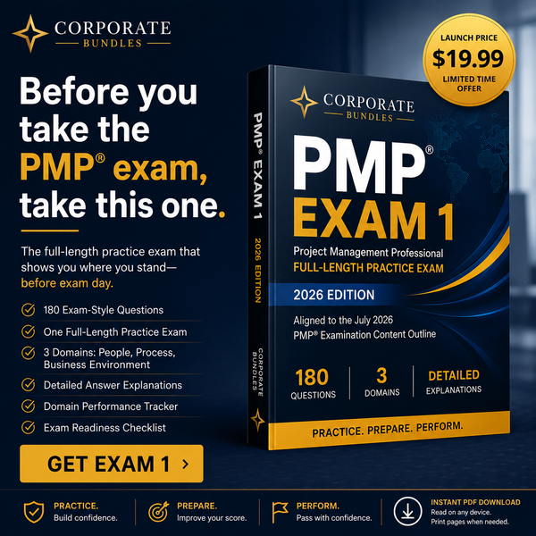 Project Management: PMP Exam 1