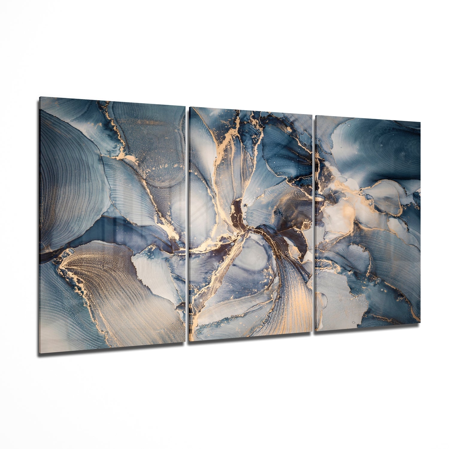 Blue Glass Wall Art